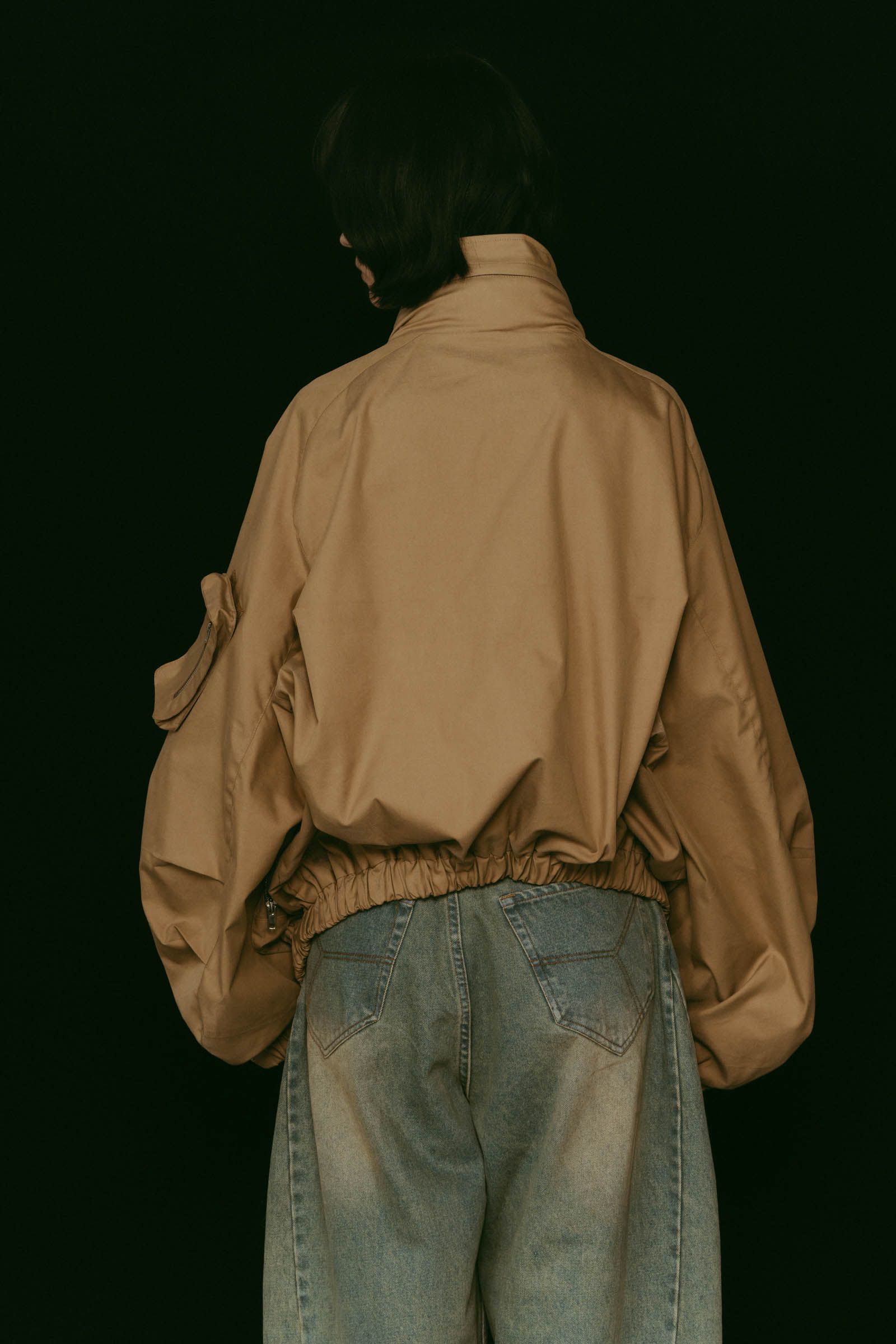 2way nylon blouson(unisex) / 2ウェイナイロンブルゾン (キャメル) / 25AW