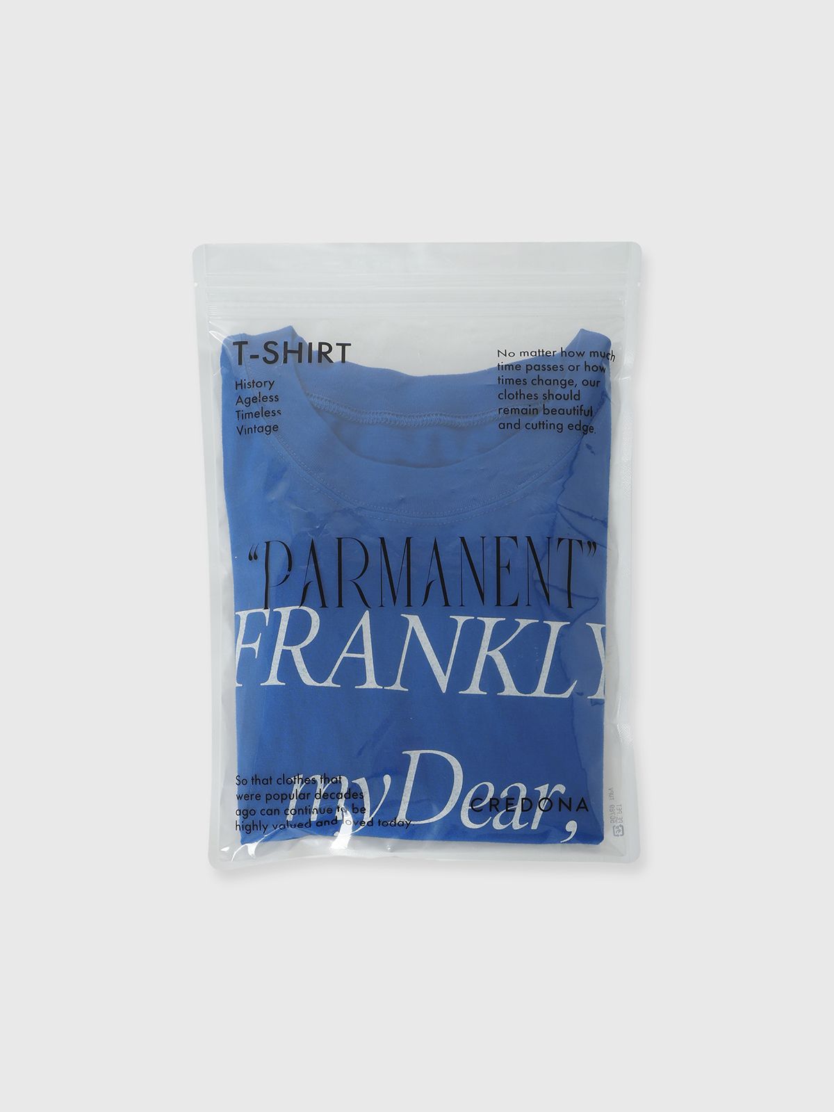 CREDONA - 【25SS】PARMANENT TEE / パーマネント Tシャツ