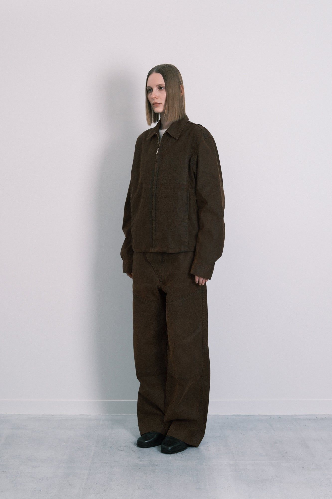 ユーティリティ ジーンジャケット (ブラウンキャンバス) UTILITY JEAN JACKET (Brown canvas) /デニムジャケット / Gジャン / メンズ / ユニセックス