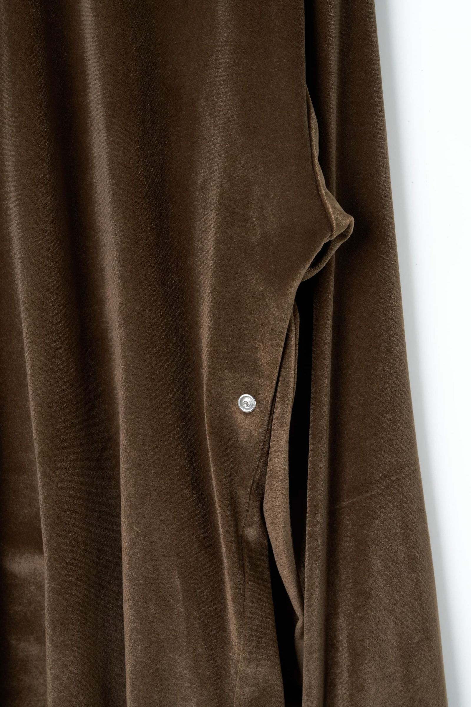 2ウェイ ベロアシャツ (ブラウン) 2way velour shirt (Brown) / 26AW