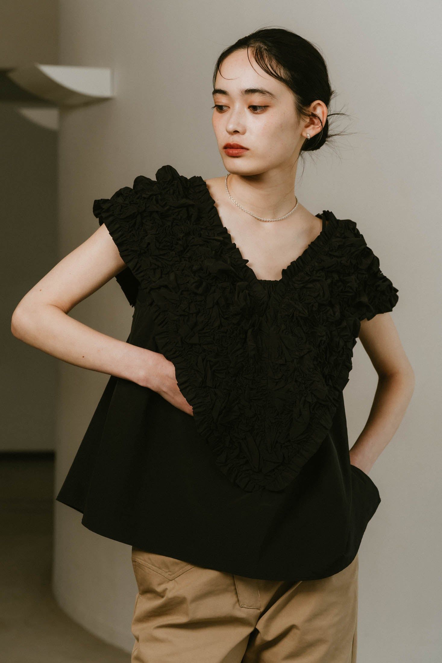 Knuth Marf - 【即日発送】2way off shoulder blouse / 2ウェイ