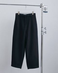 ウールコクーンパンツ (ネイビー) Wool Cocoon Pants (Navy) / 26AW 【6月29日まで期間限定予約】