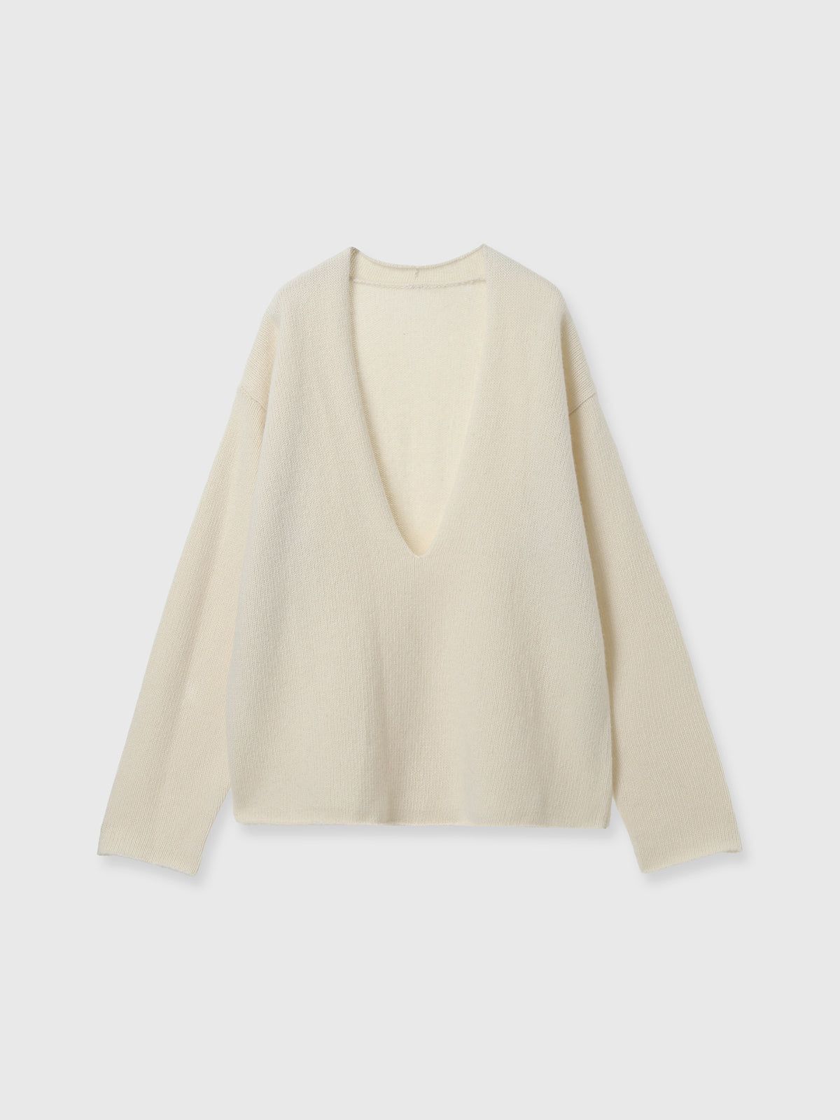 【25AW】HAMILTON V NECK KNIT / ハミルトン Vネックニット (アイボリー)