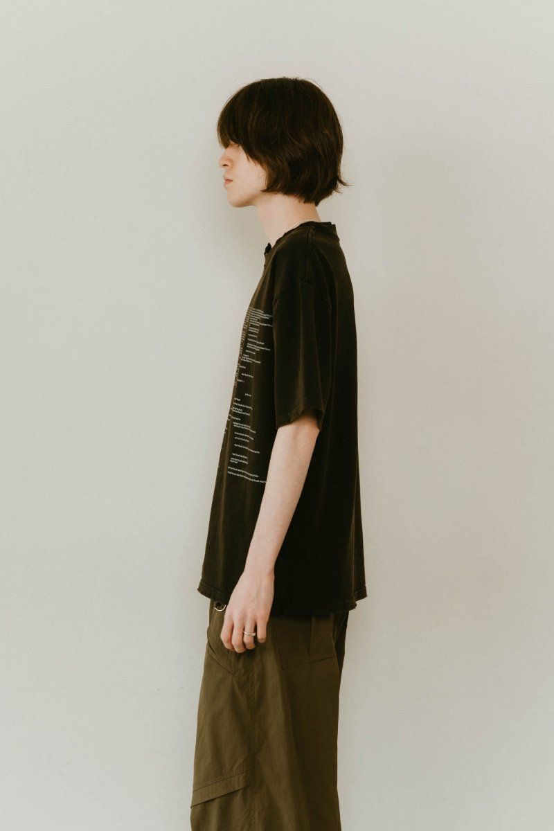K error design T shirt(unisex) / Kエラーデザイン Tシャツ (ブラック) / 25SS