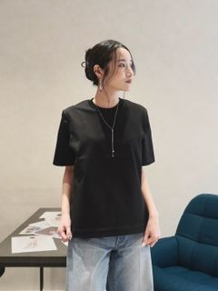 【25SS】REFINA COMPACT T-SHIRT / リフィナコンパクトTシャツ (ブラック)