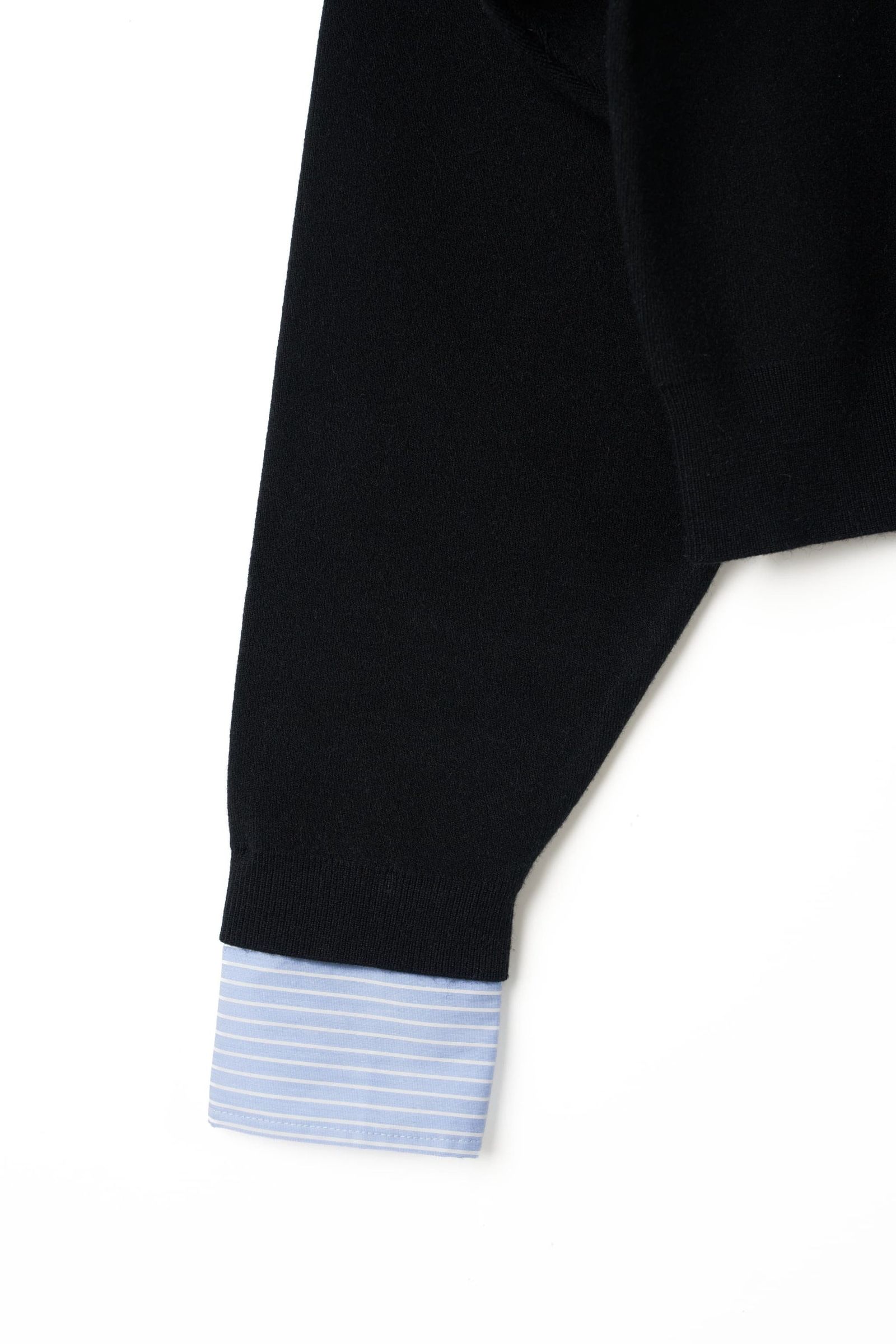 【LADIESサイズ】2ウェイ ノームコア ニット (ブラック) 2way cuffs normcore knit (Black) / 26AW