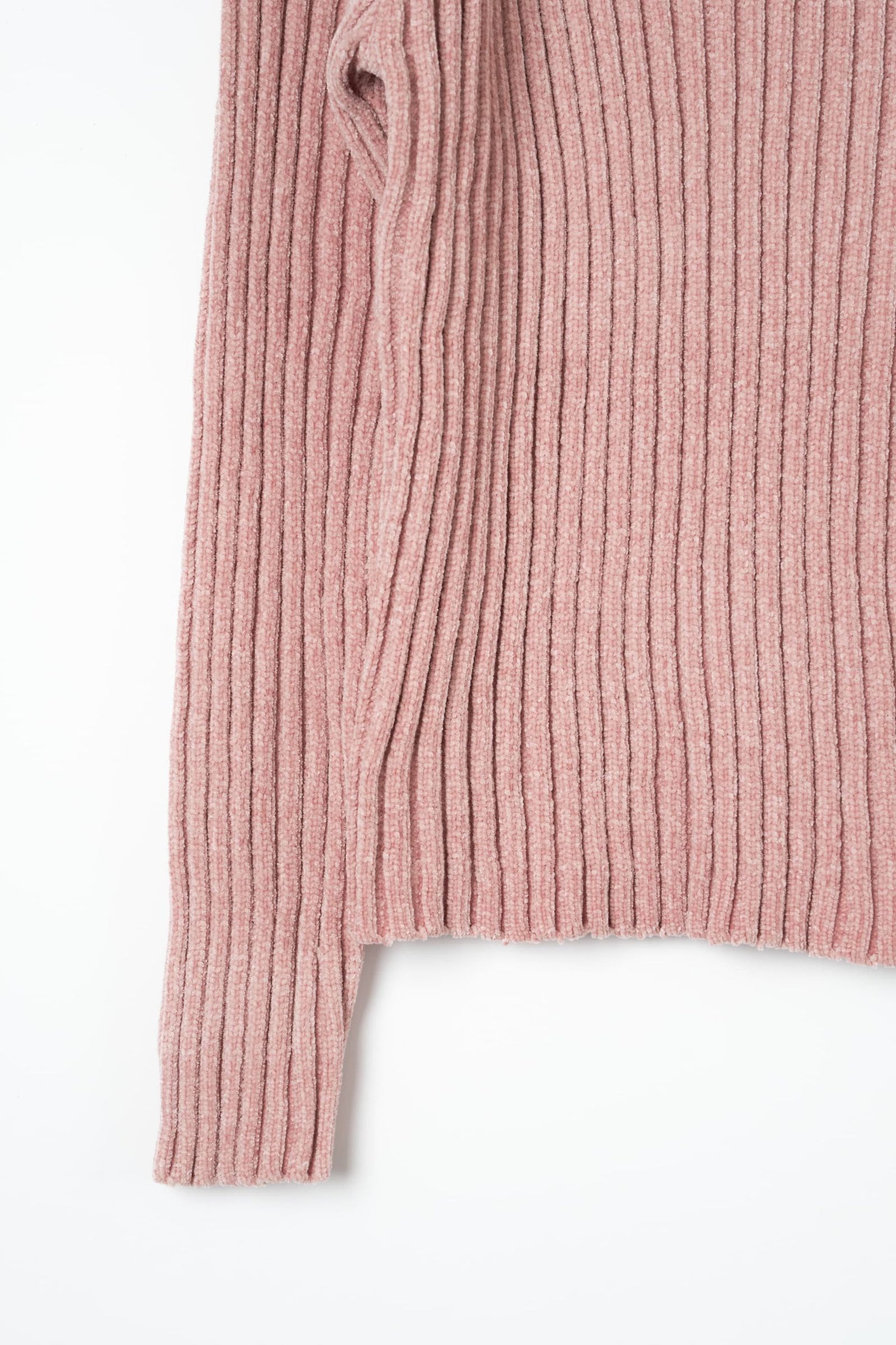 ブークレ ニット フーディ (ピンク) rib hoodie boucle knit (Pink) / 26AW