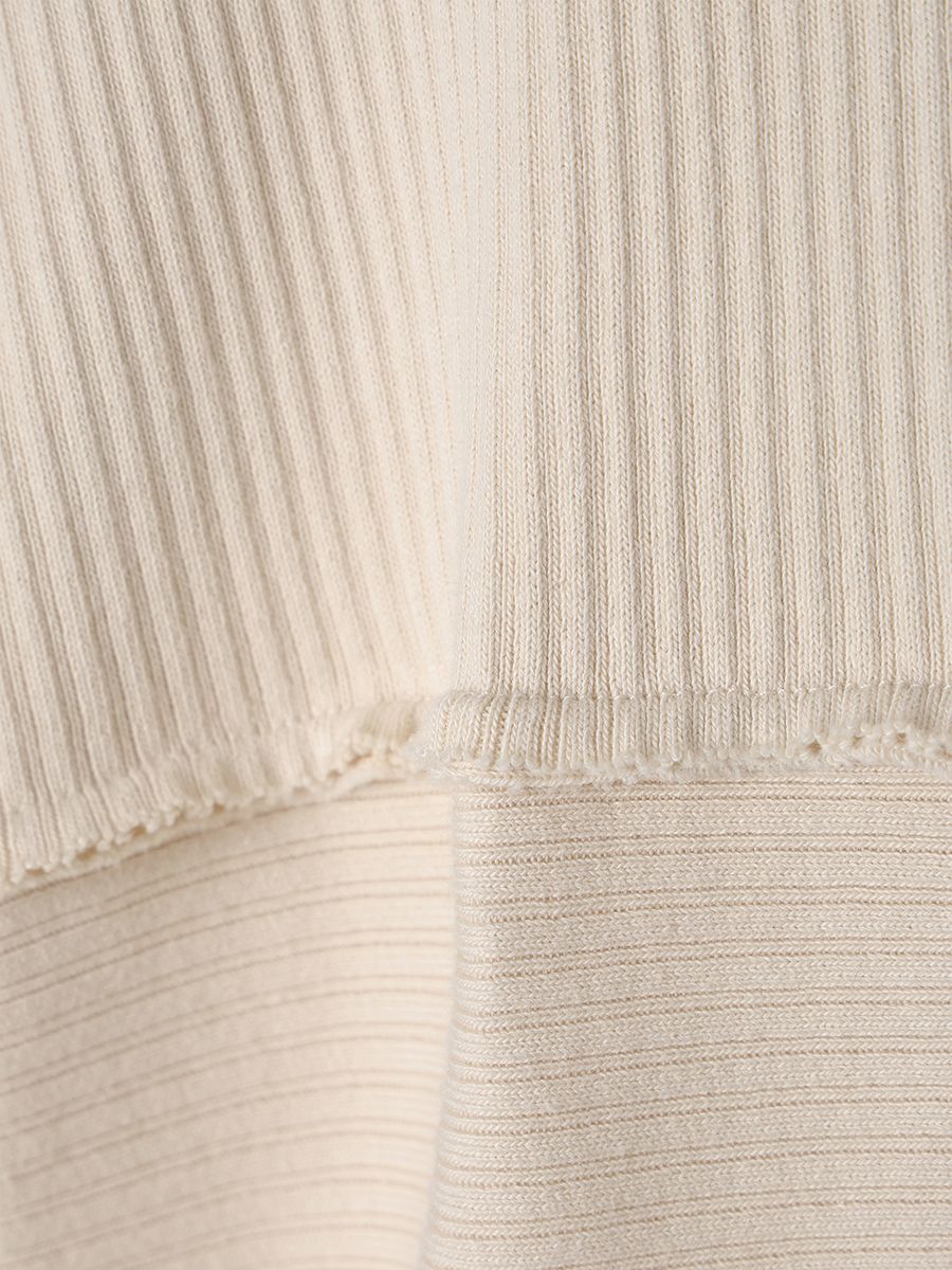 【25SS】TERRA RIB 2WAY ZIP THERMAL / ジップサーマルトップス (オフホワイト)
