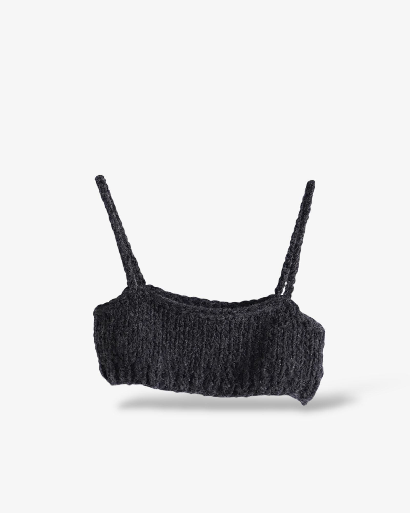 【25AW】Low Gauge Knit Bustier / ローゲージニットビスチェ (グレー)