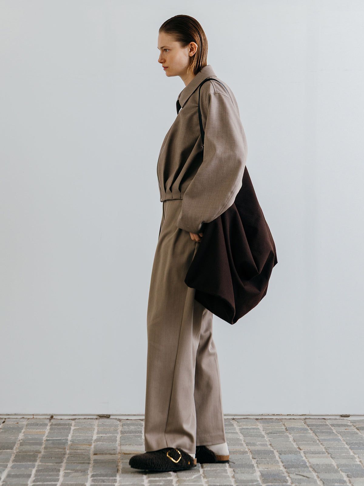 ICHIGUN TUCK JACKET / イチグン タックジャケット (Beige) / 26SS