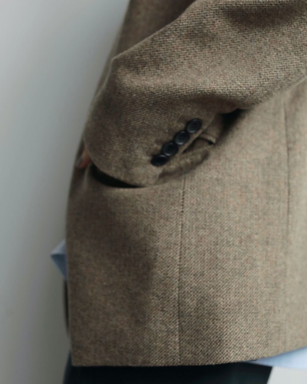 【25AW】Herringbone Wool Jacket / ヘリンボーン ウールジャケット (ベージュ)