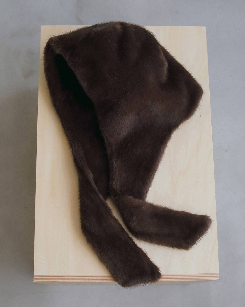 エコミンクファー フーディ (ブラウン) Eco Minkfur Hoodie (Brown) / 26AW 【6月29日まで期間限定予約】