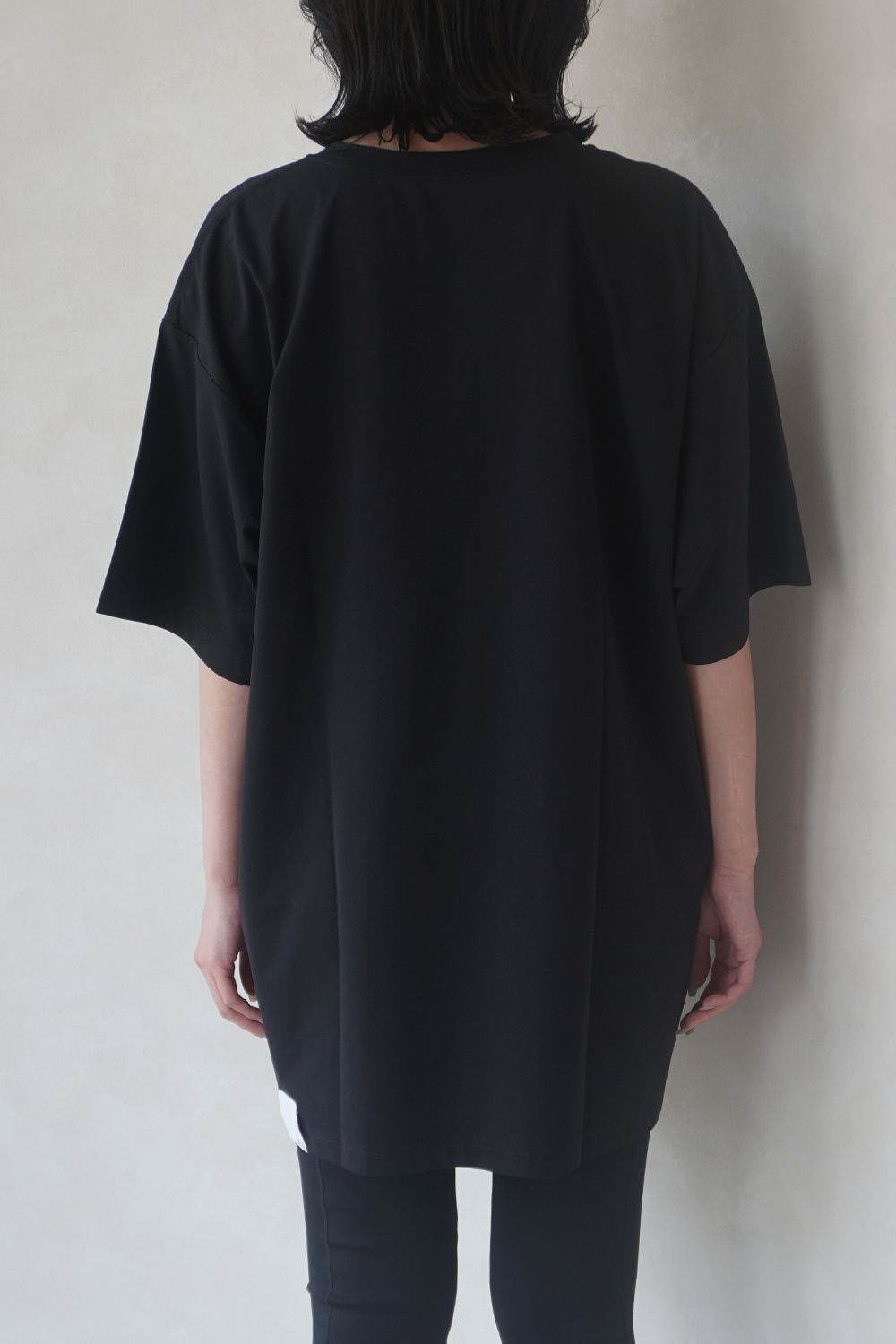 DRY TOUCH OVERSIZED T-SHIRTS / ドライタッチ オーバーサイズ Tシャツ (ブラック) / ユニセックス