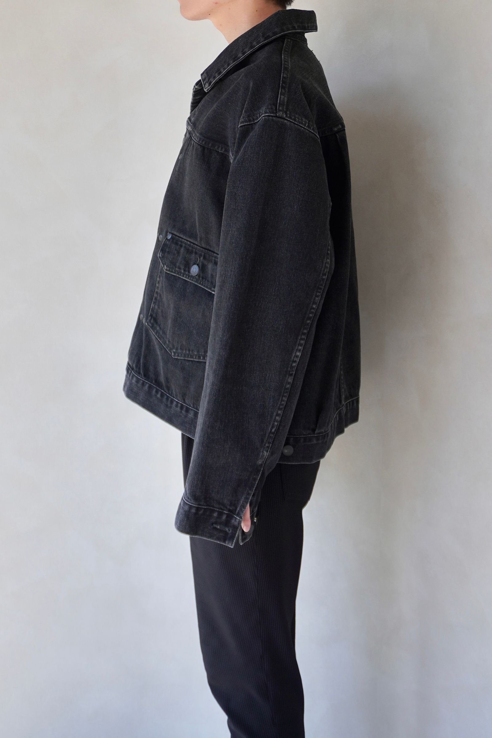 NEW CLASSIC JEAN JACKET / ニュークラシックデニムジャケット / メンズ (ブラック)