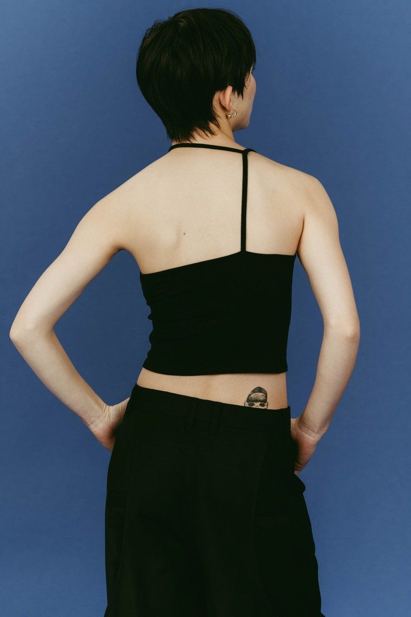 unique feminine blouse (Black) / ユニークフェミニンブラウス (ブラック) / 26SS