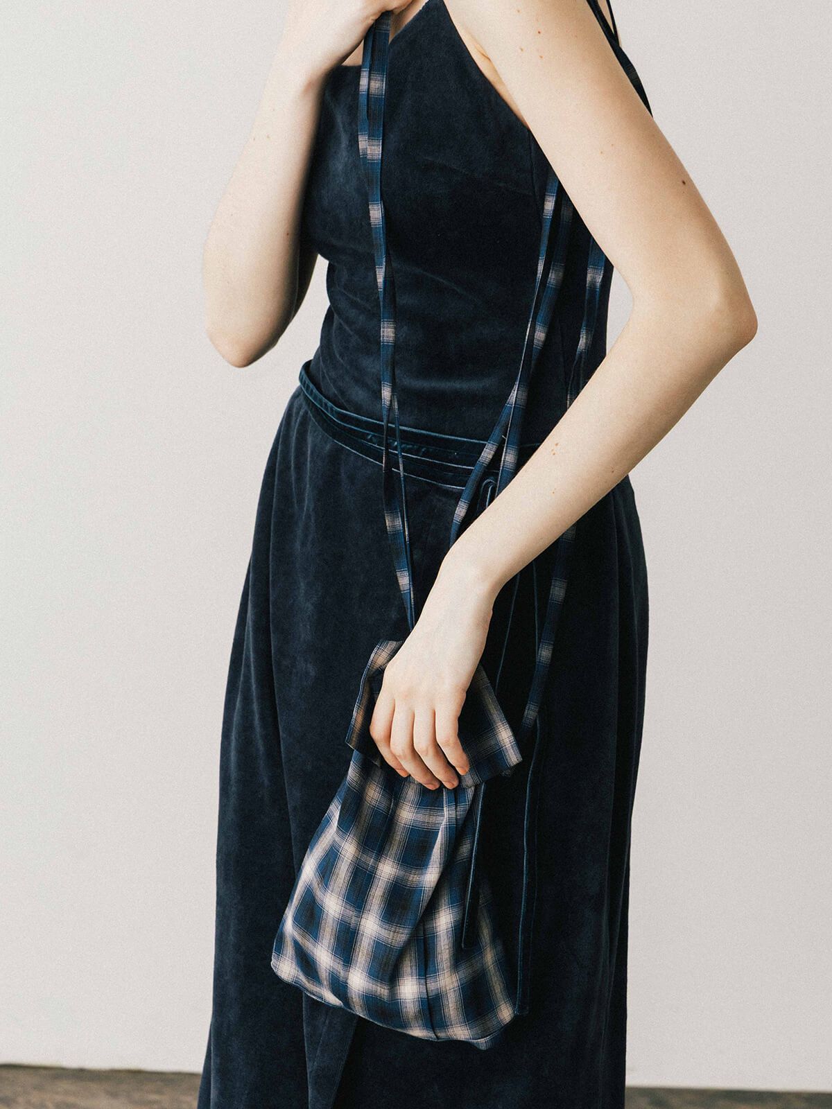 【25AW】SHEER CHECK SHIRT JACKET / シアーチェックシャツ (ブルー)