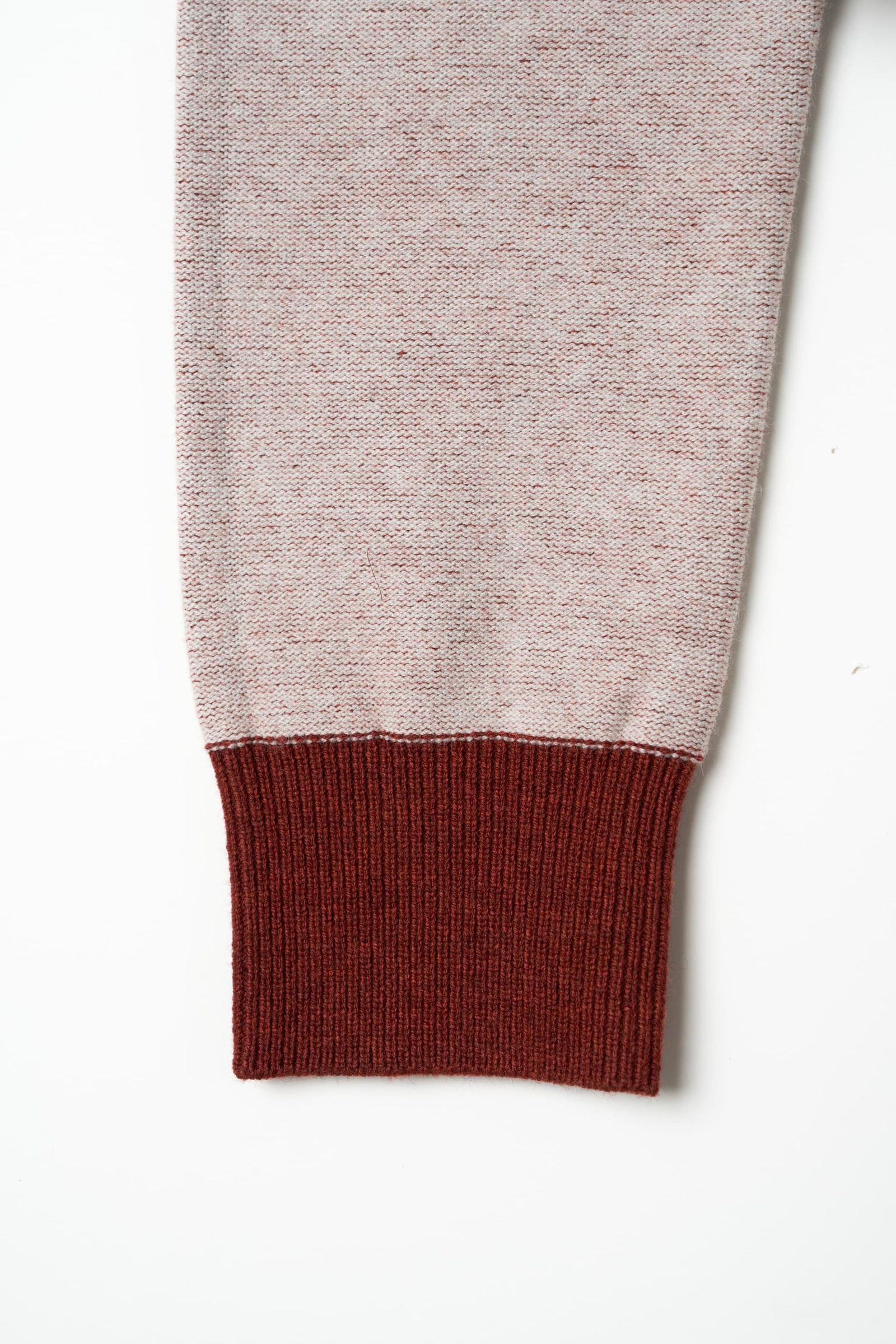 ジャガードポロニット (レッド) jacquard polo knit (Red) / 26AW