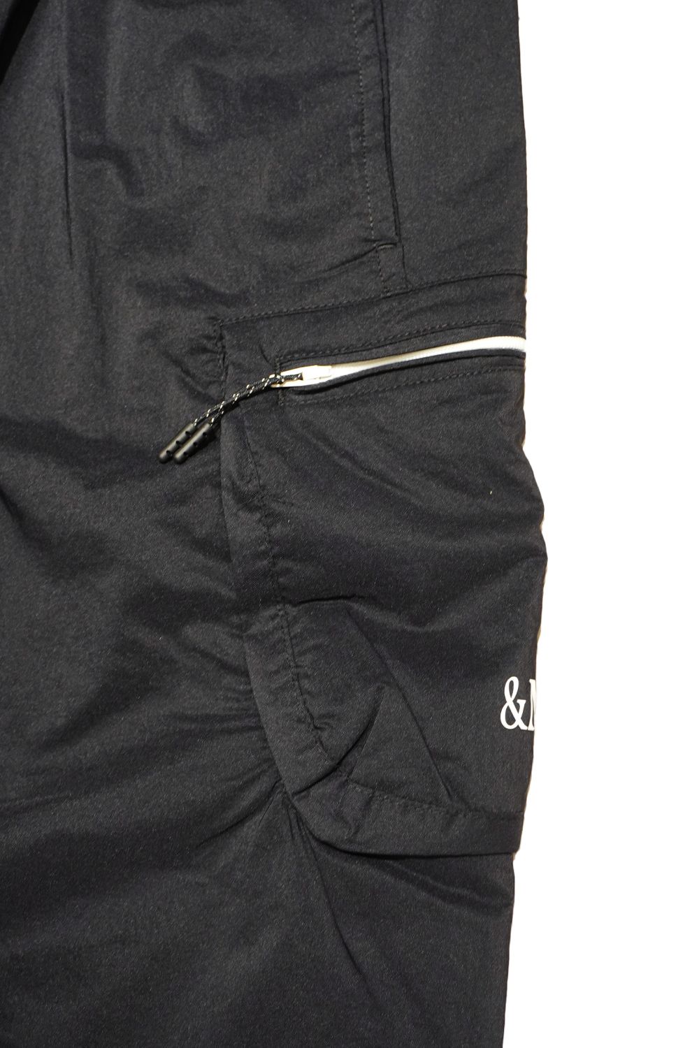 STRETCH ZIP PANTS / ストレッチジップパンツ (ブラック) / メンズ