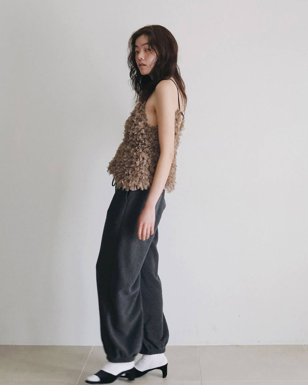 フリースラフパンツ (チャコールグレー) Fleece Rough Pants (Cgray) /  26AW