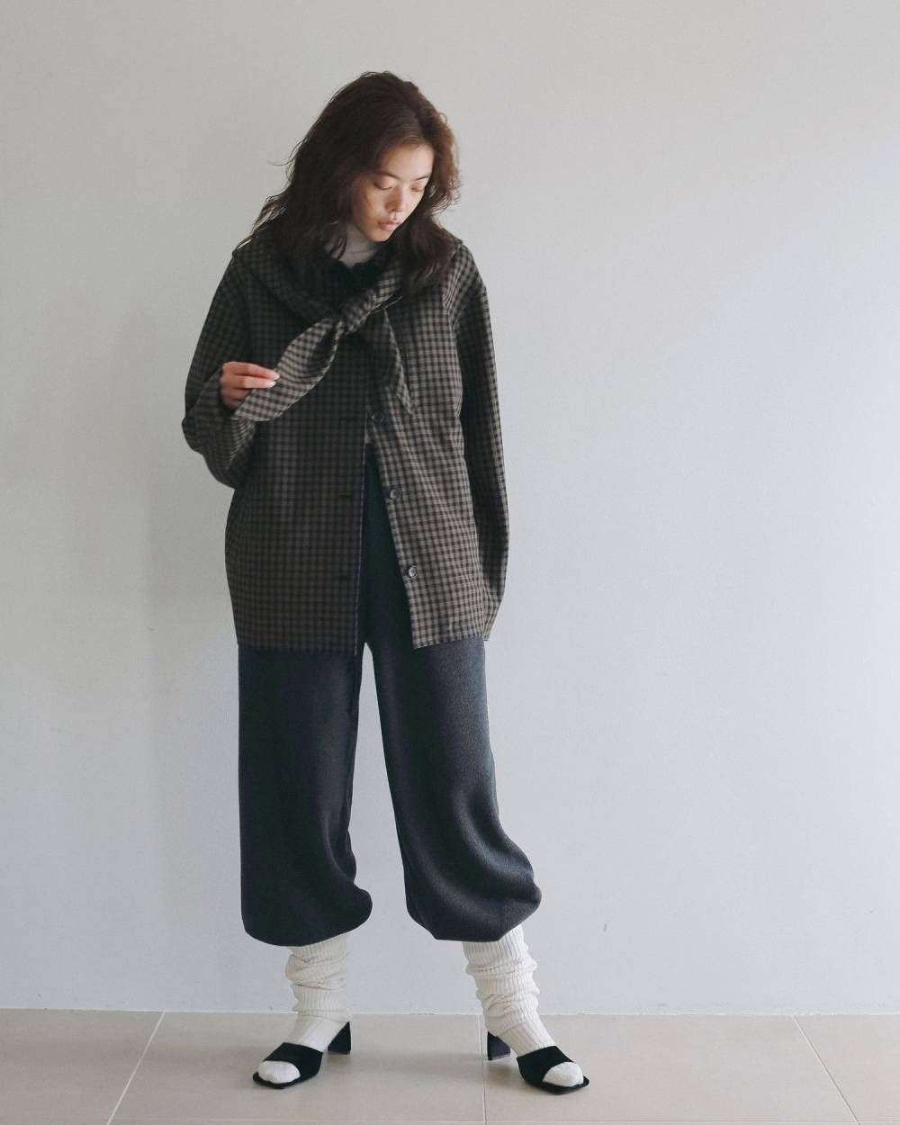 フリースラフパンツ (チャコールグレー) Fleece Rough Pants (Cgray) /  26AW