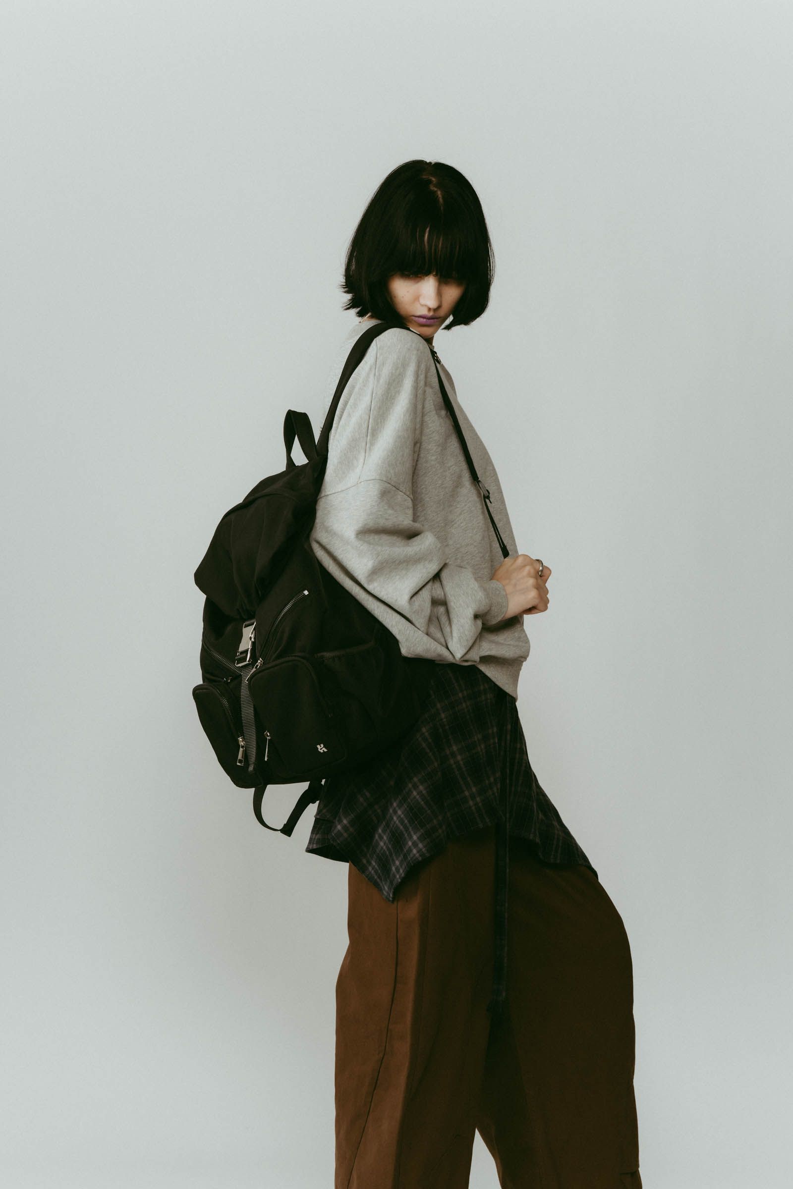nylon back pack / ナイロンバックパック (ブラック) / 25AW