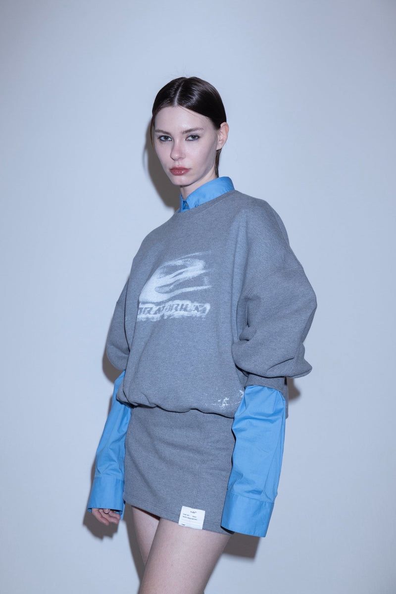 グラフィック スウェット (グレー) Graphic sweat (Gray)