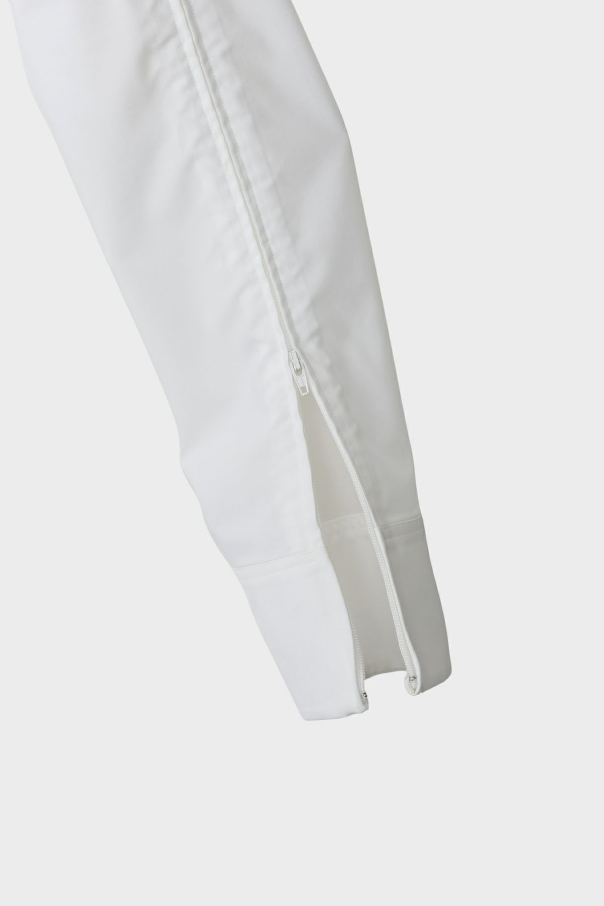 【25SS】SUPIMA ZIP SHIRT / ジップスリーブシャツ (ホワイト)