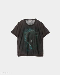jurassic world sheer jersey big-T / ジュラシックワールドコラボ シアーTシャツ (グリーン)