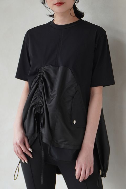MA-1 DETAIL T-SH / MA-1ディテールTシャツ (ブラック)
