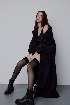 Cuff pierce coat / カフピアス コート (ブラック)