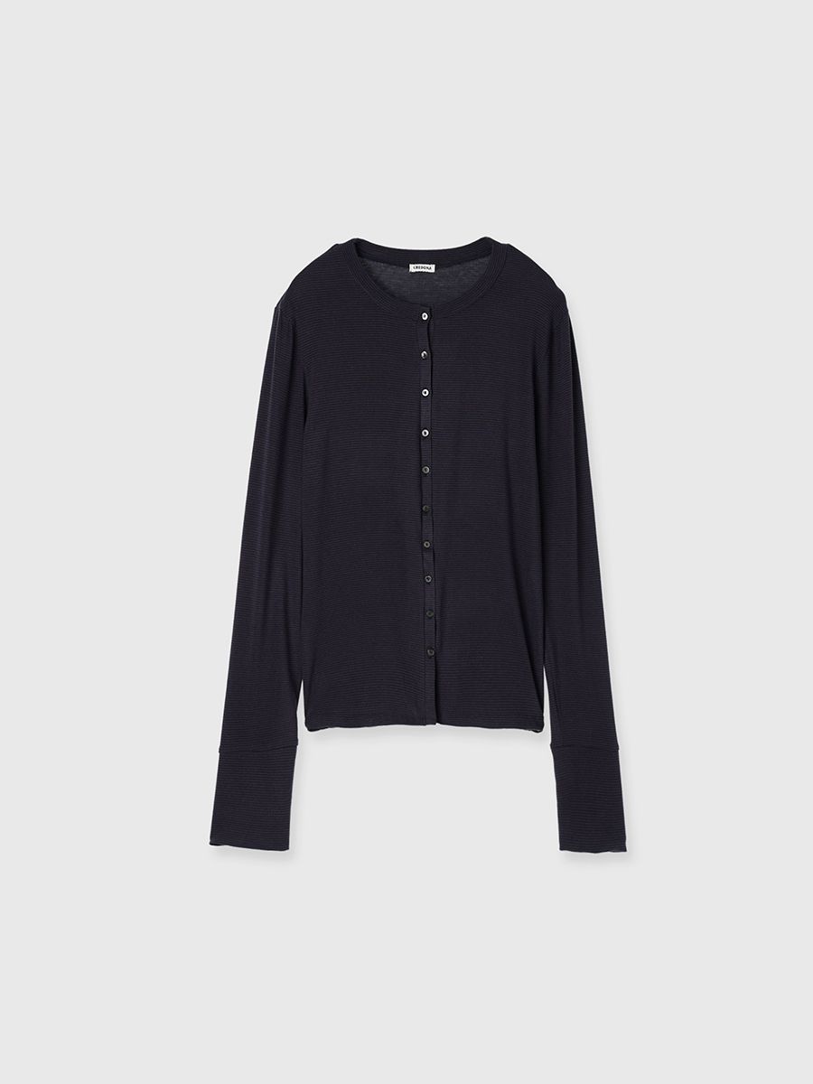 【25SS】SMOOTHY CARDIGAN / スムージーカーディガン (ネイビー)