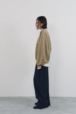 メッセージ スウェット (ベージュ) message sweatshirt(unisex) (Beige) / 26AW
