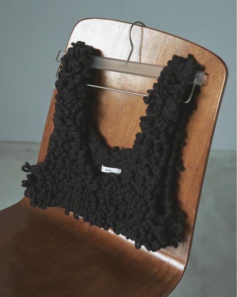 【25AW】Loop Knit Vest / ループニットベスト (ブラウン)