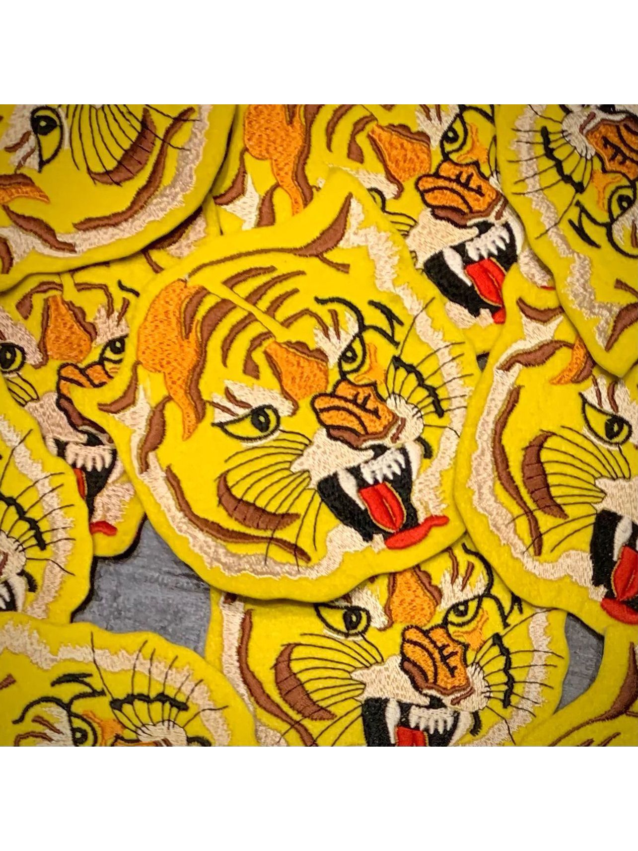"WILD CAT EMBROIDERED"PATCH (TIGER WAPPEN)