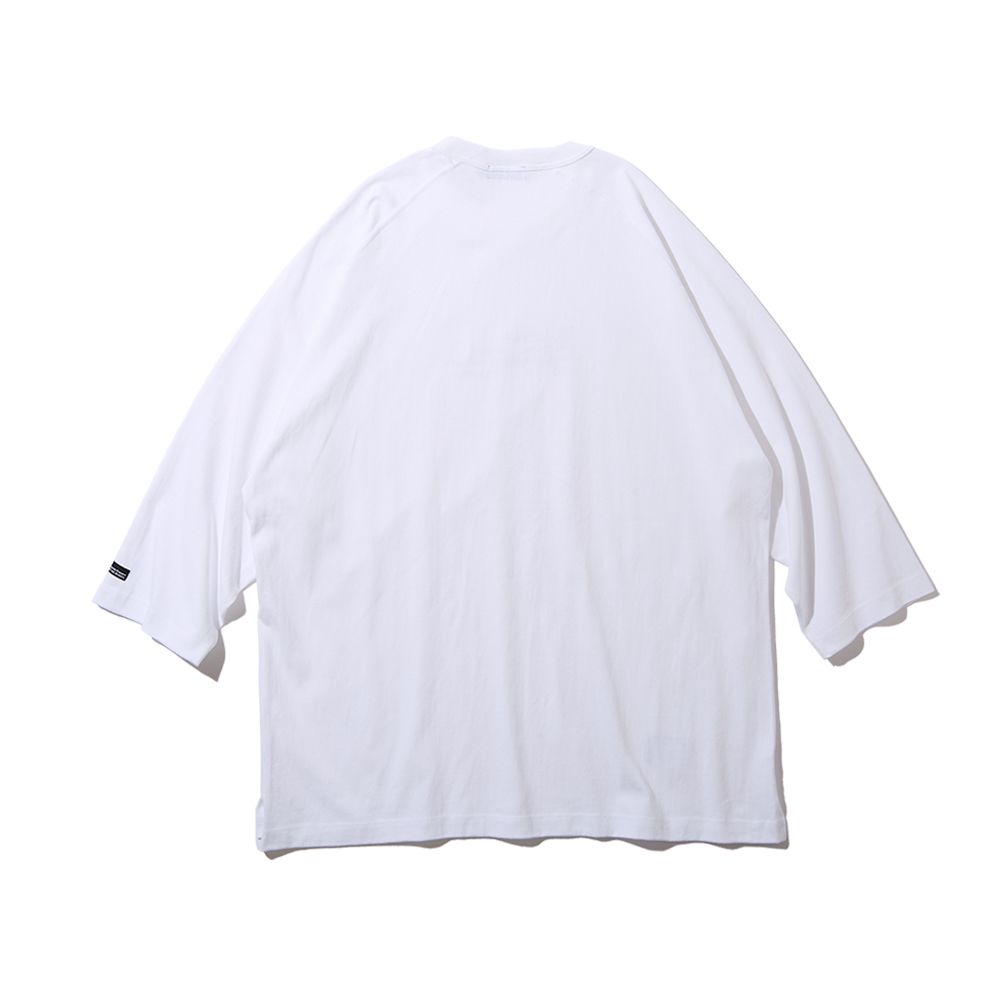 REBELLION RAGRAN 3/4 TEE (WHITE)