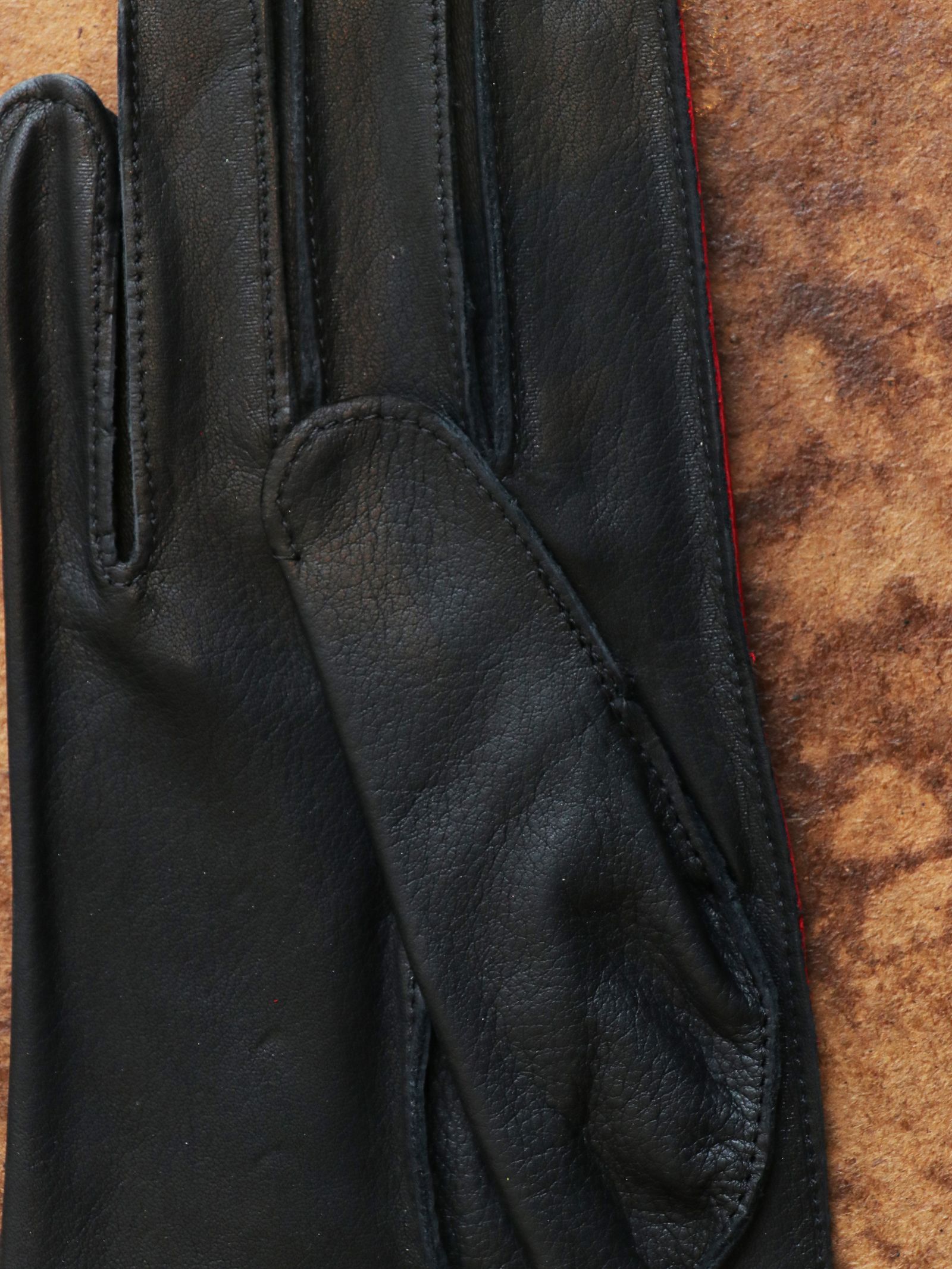 Lewis Leathers - No.810 STRAP GLOVES (RED) | SKANDA
