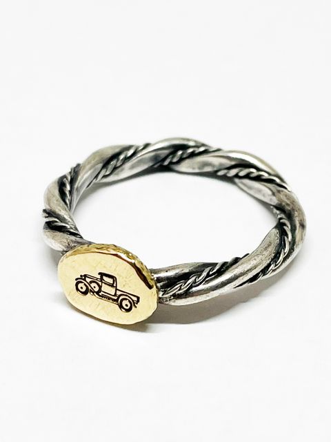 ツイステッド ワイヤーリング "モデルA"/ TWUSTED WIRE RING   Model "A" (LARGE)