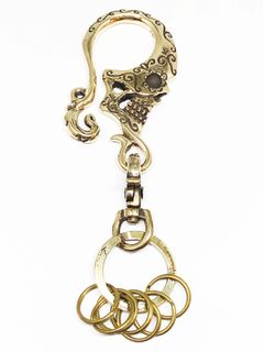 CALAVERA KEYHOLDER (BRASS)