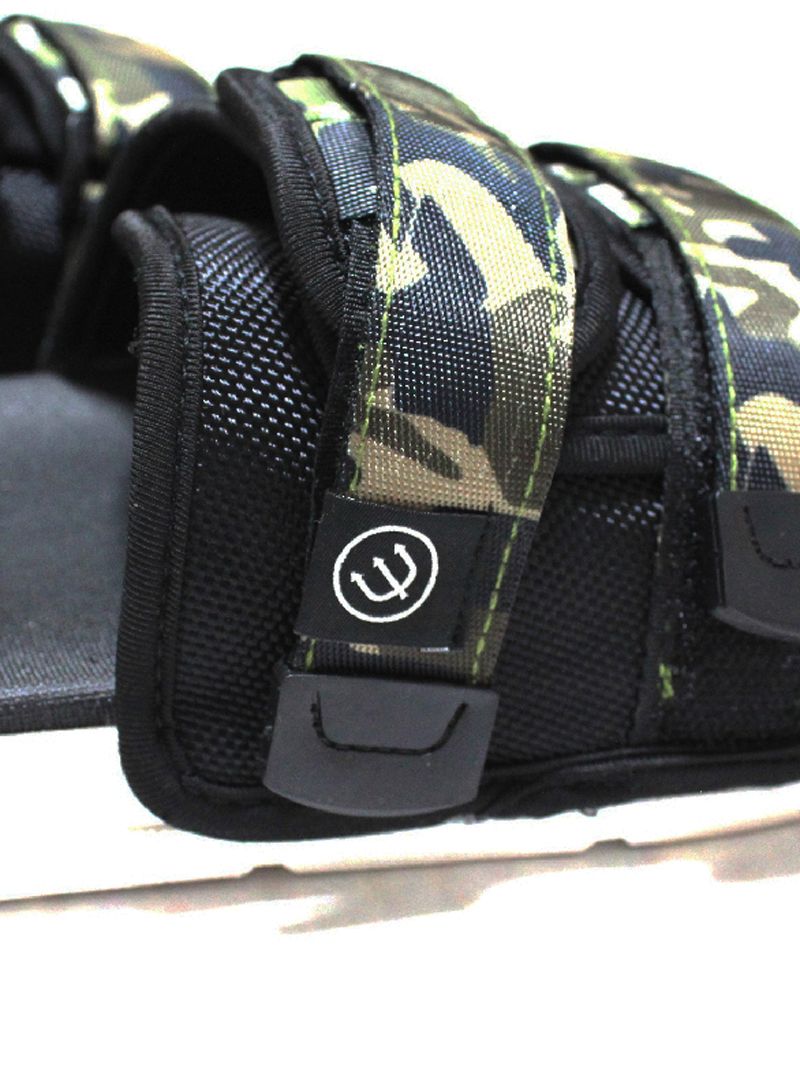 W STRAP SANDAL (CAMO x WHITE)