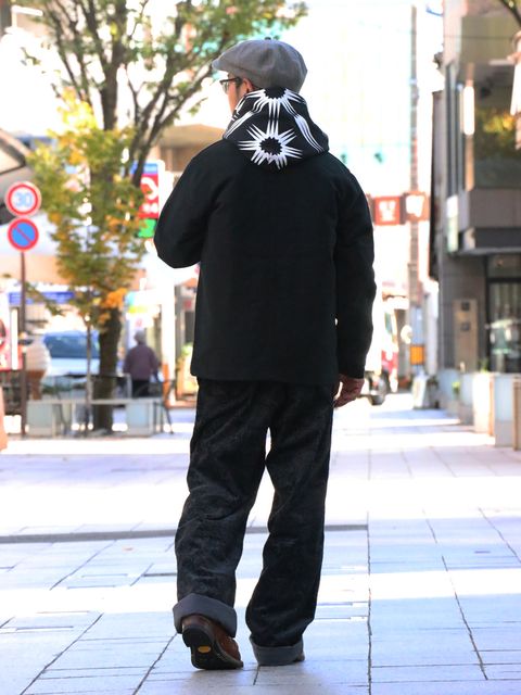 総柄PARKAをも大人に着こなす"AUTUMN STYLE"