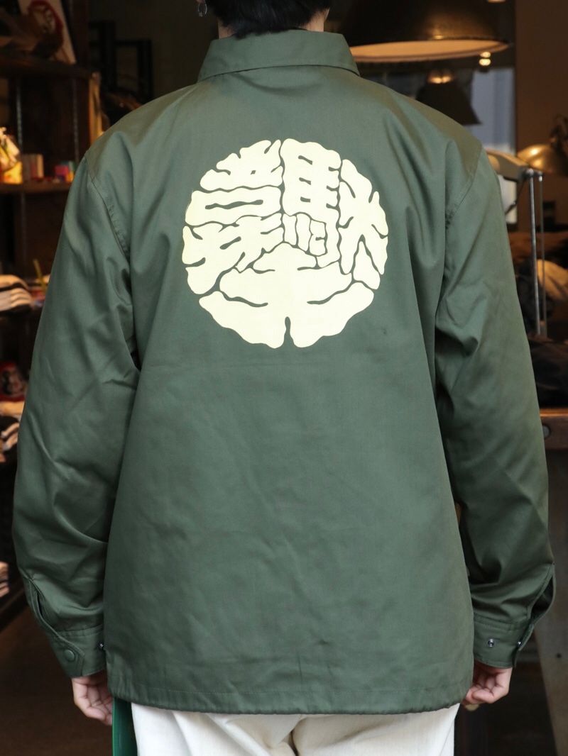 “IDATEN” TC COACH JACKET (GREEN)