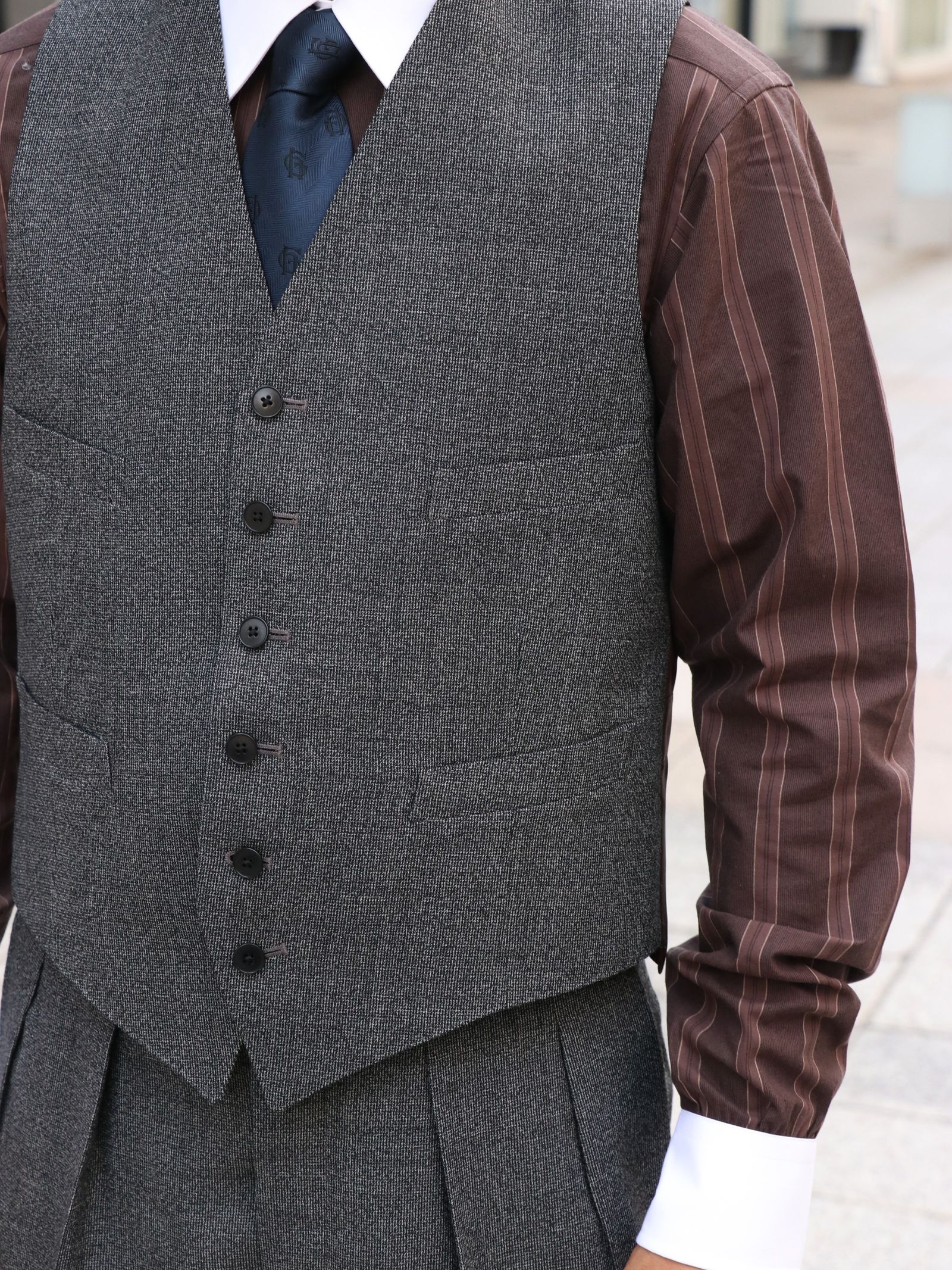 Cole - Suit Gladhand Tailored (Salt And Pepper Pattern)