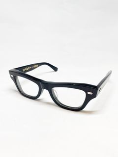 EFFECTOR × LEWIS LEATHERS / AVIAKIT EYEWEAR SILVER HINGES (CLEAR LENS)