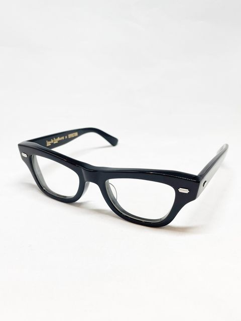 EFFECTOR × LEWIS LEATHERS / AVIAKIT EYEWEAR SILVER HINGES (CLEAR LENS)