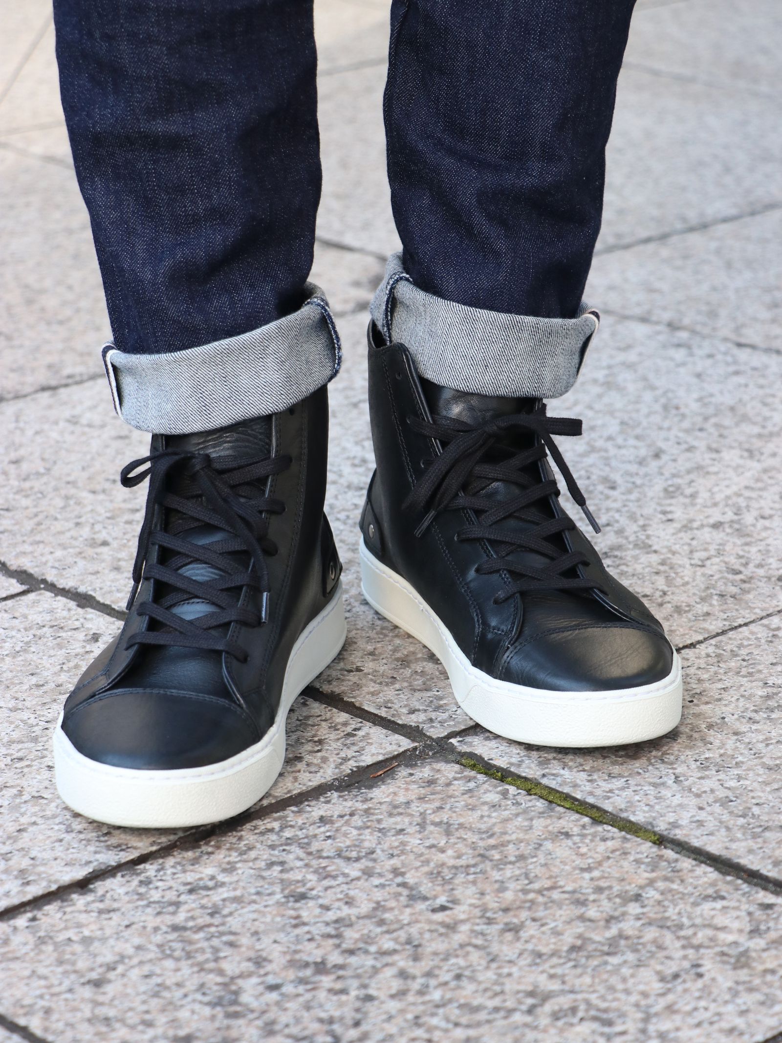【最終一点】SIDECAR SNEAKER HIGH (BLACK)