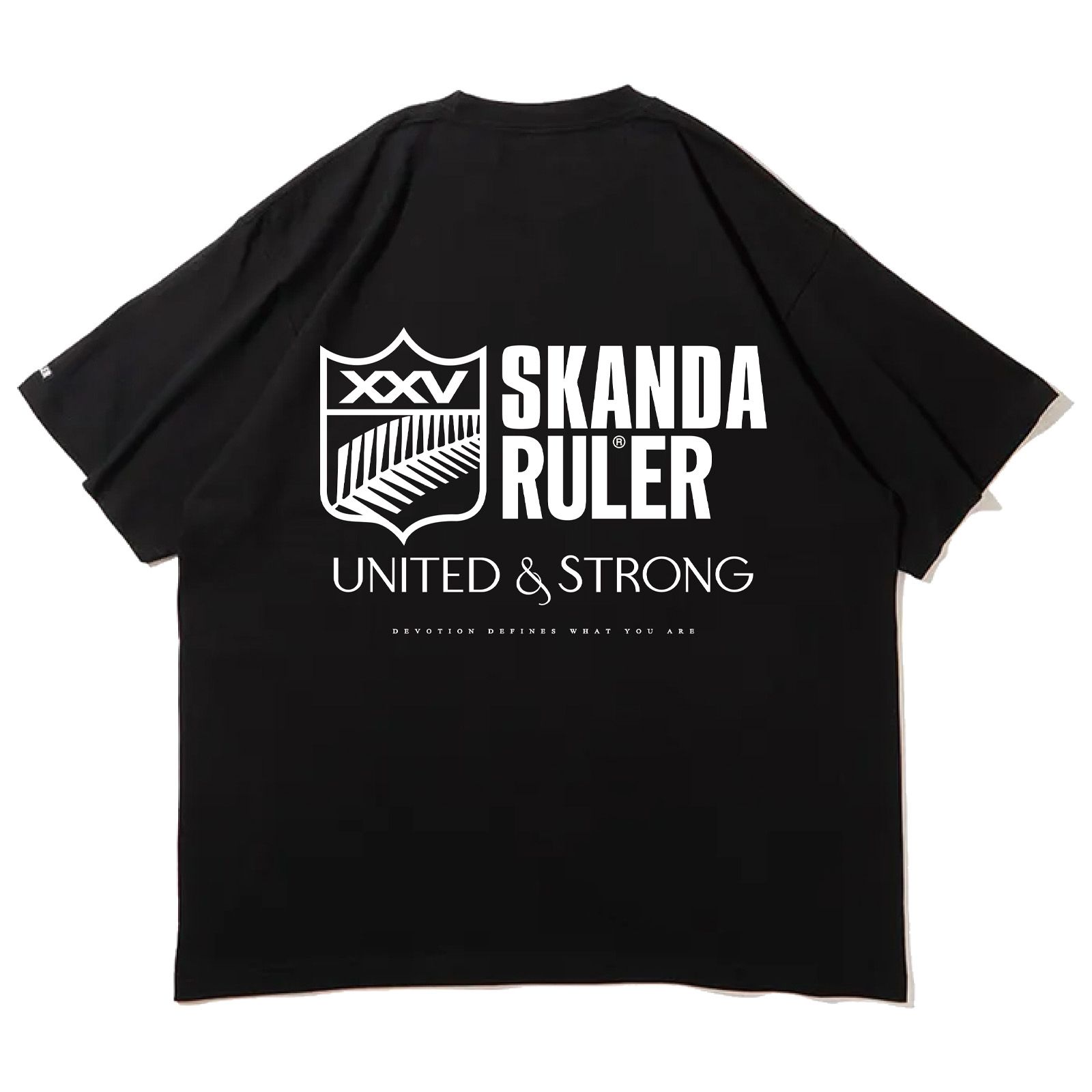 RULER x SKANDA 25th S/S TEE (BLACK)