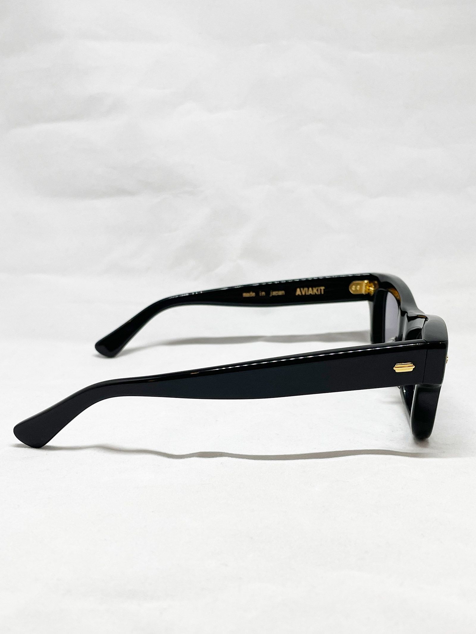 EFFECTOR × LEWIS LEATHERS / AVIAKIT EYEWEAR GOLD HINGES (SMOKE LENS)