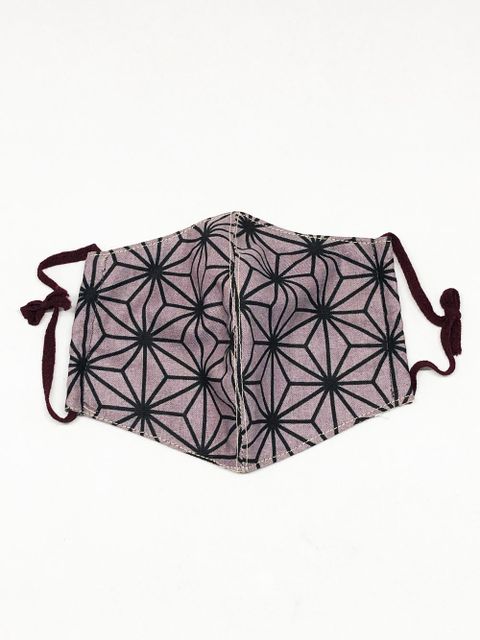SKANDA× haru*hano W NAME MASK "麻" (PURPLE)