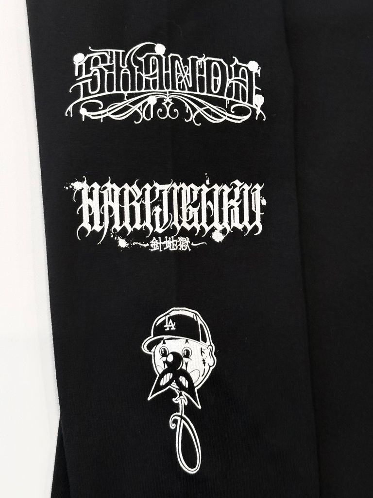 携わった三組-上からSKANDA,針地獄, Mr.DOGGYの名が並びます