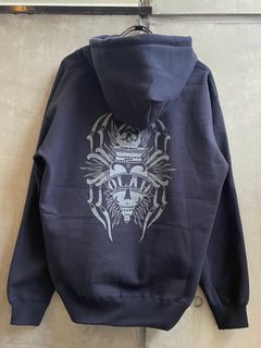 SPIDER ORIGNAL HEAVY OZ PULLOVER (NAVY)